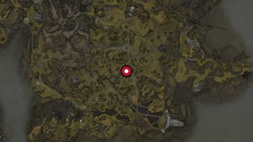 Map position of Colossus Stone