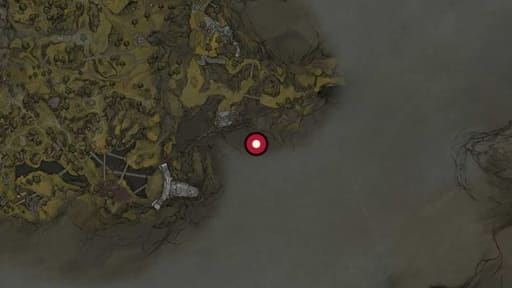 Map position of Conqueror’s Hoard