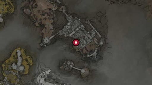 Map position of Corroded Stone