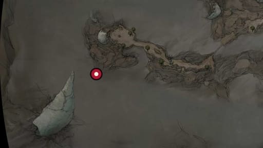 Map position of Disciple’s Grotto