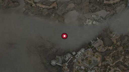 Map position of Executioner’s Pulpit