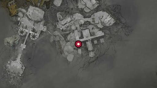 Map position of Feeding Grounds