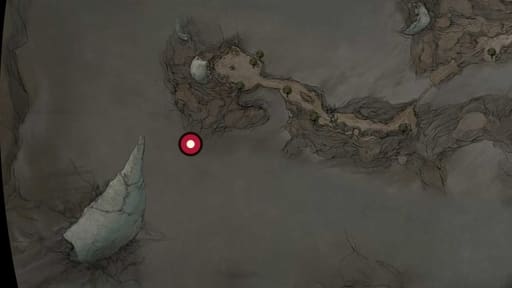 Map position of Garrick's Den