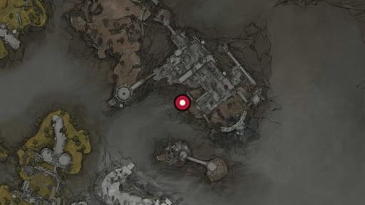 Map position of Glutten Mire
