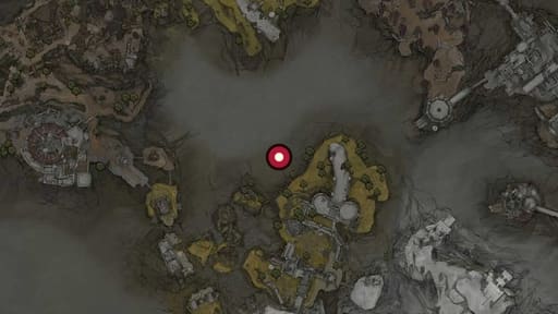 Map position of Great Arbiter of Flesh