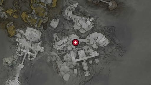 Map position of Hall of Echoes