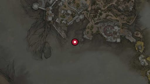 Map position of Illusionist’s Cache