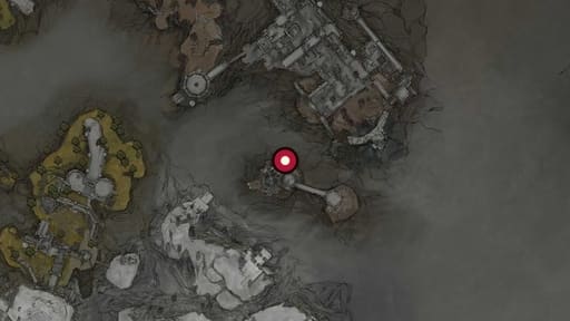 Map position of Marksman's Stone