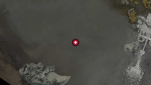 Map position of Martyr's Prison