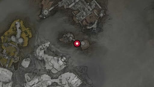 Map position of One Legged Wolf