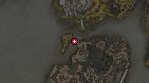 Map position of Ossinite Falls