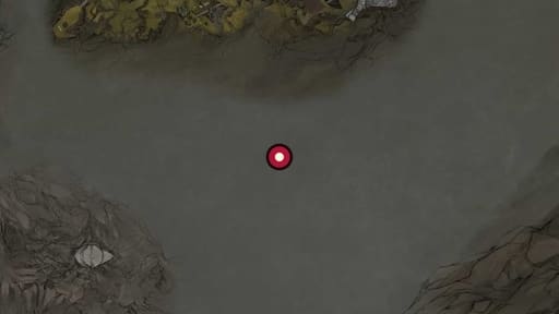 Map position of Revenant Graves