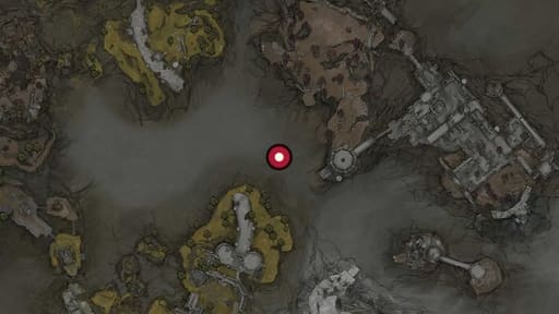 Map position of Ritual Grounds