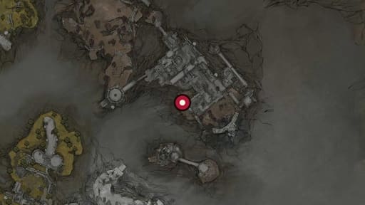 Map position of Seeping Mire