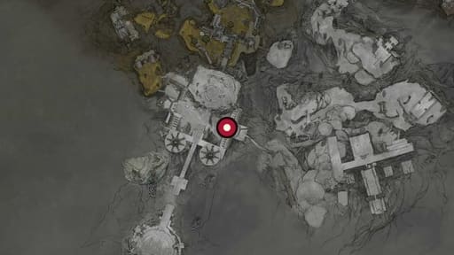 Map position of Shattered Beacon