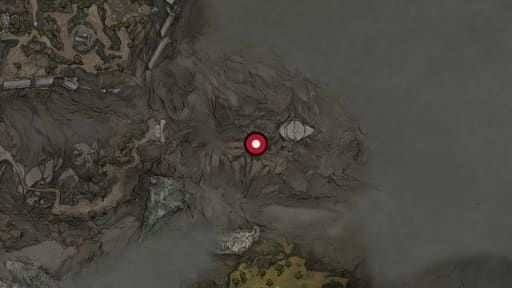 Map position of Smuggler’s Hideout