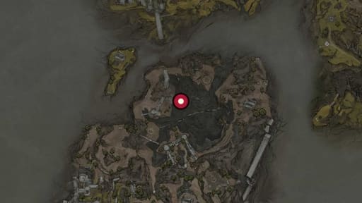 Map position of Spoiled Mortuary