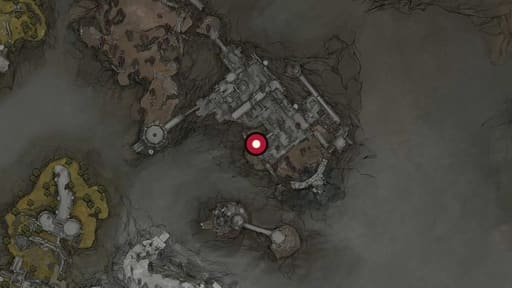Map position of Sunken Village