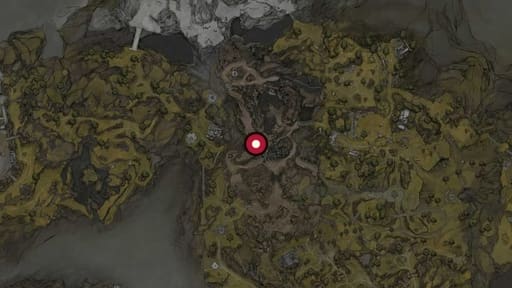 Map position of Voltaic Amber