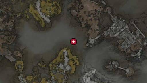 Map position of Wounding Stone